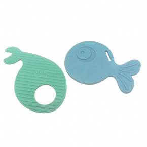 Door Shape Safety Silicone Baby Teething Toy