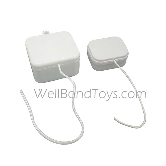 Pull String Round Music Box